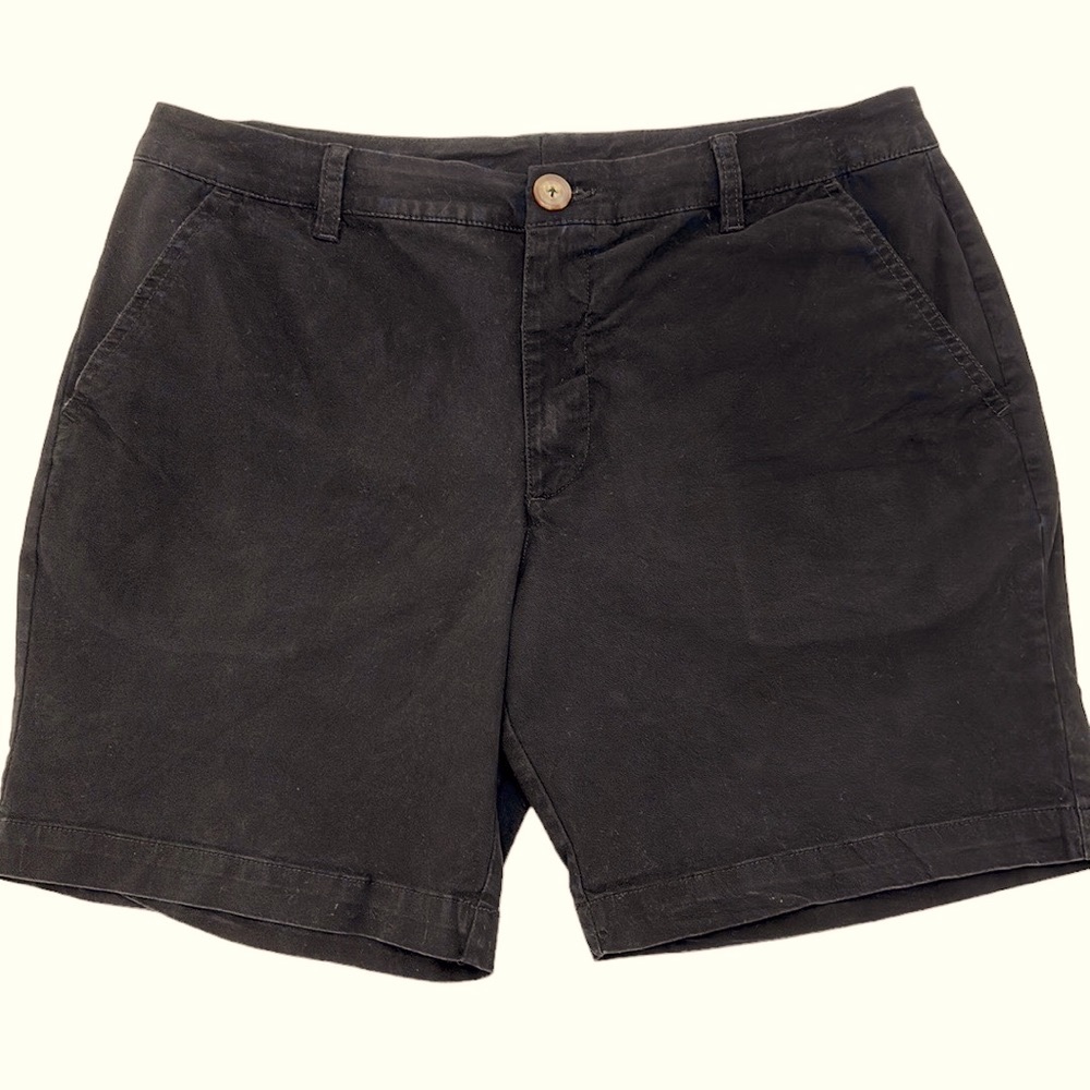 Chubbies Black Shorts Size 32 Boomshakalaka 7” Inseam Chino Flat Front